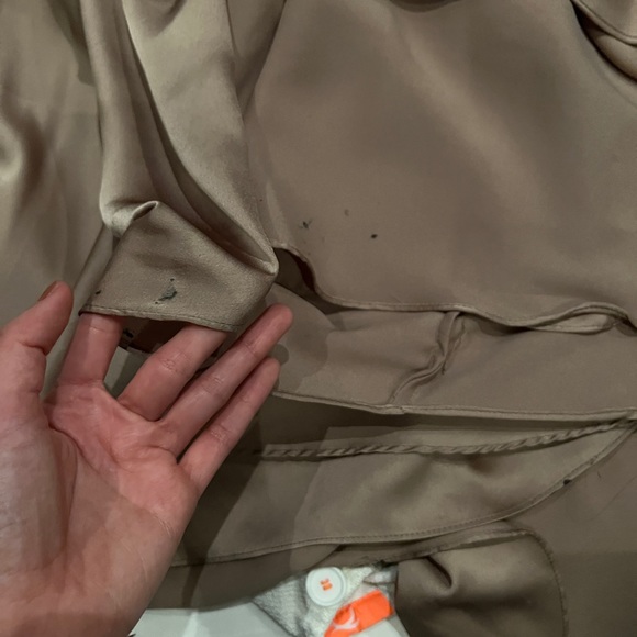 Fame and Partners Escala Dress US 2 small Dark Tan - Picture 9 of 14